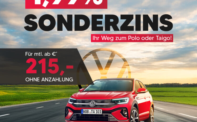  VW Taigo 1,99% Sonderfinanzierung